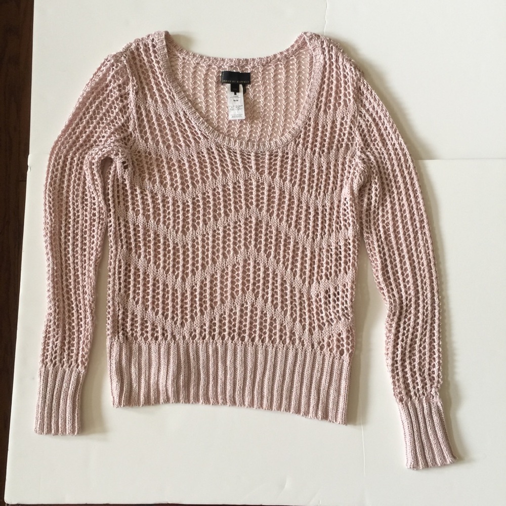 Jeans By Buffalo Sweater Blush Metallic Threading